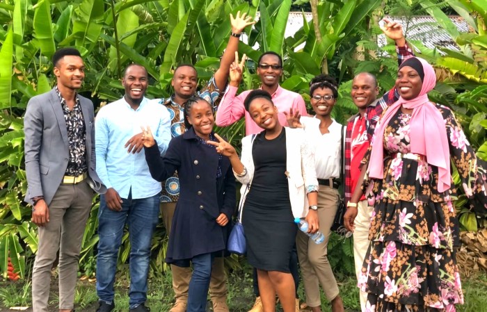 Young people together in Arusha